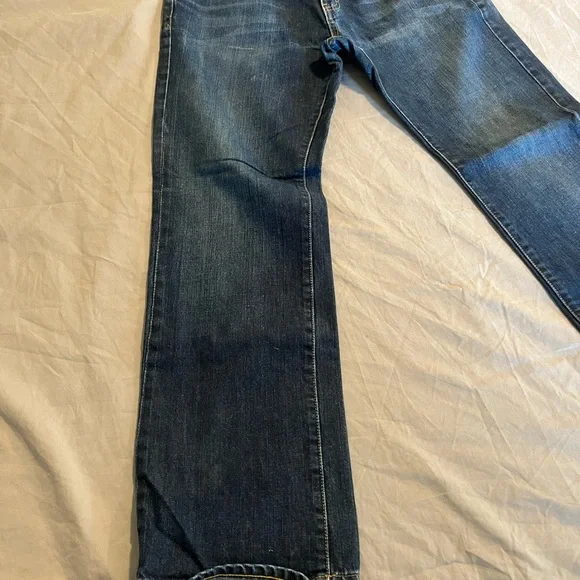J. Crew Men's Dark Blue Bootcut Jeans - Picture 3 of 6